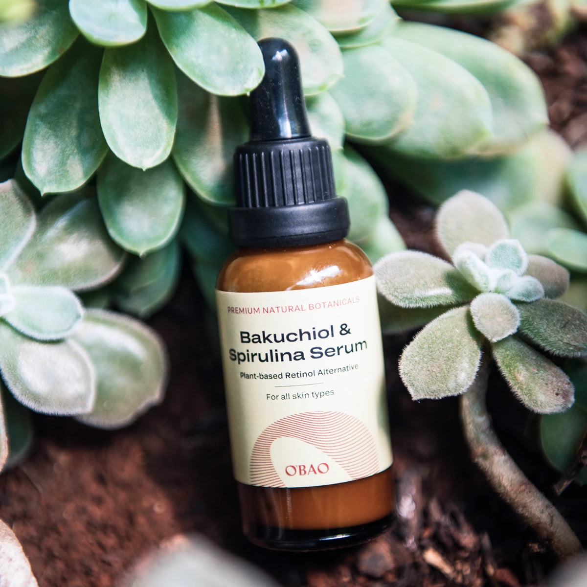 Bakuchiol and Spirulina serum – rejuvenating skin serum with plant-based ingredients