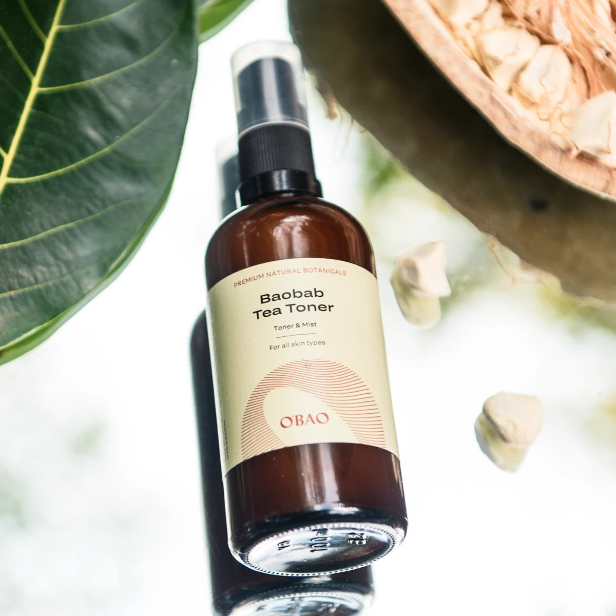 Close-up from Baobab Tea Toner for all skintypes