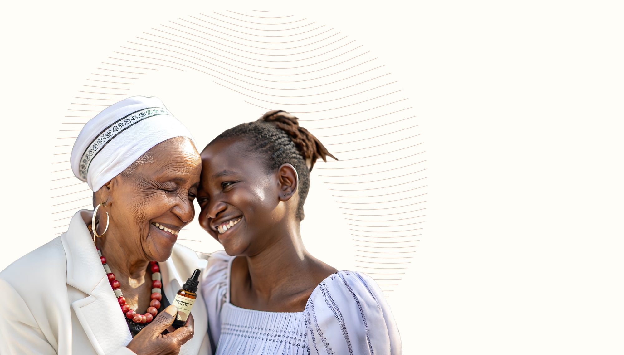 Mothers day Header showing mother and daughter smiling at eachother