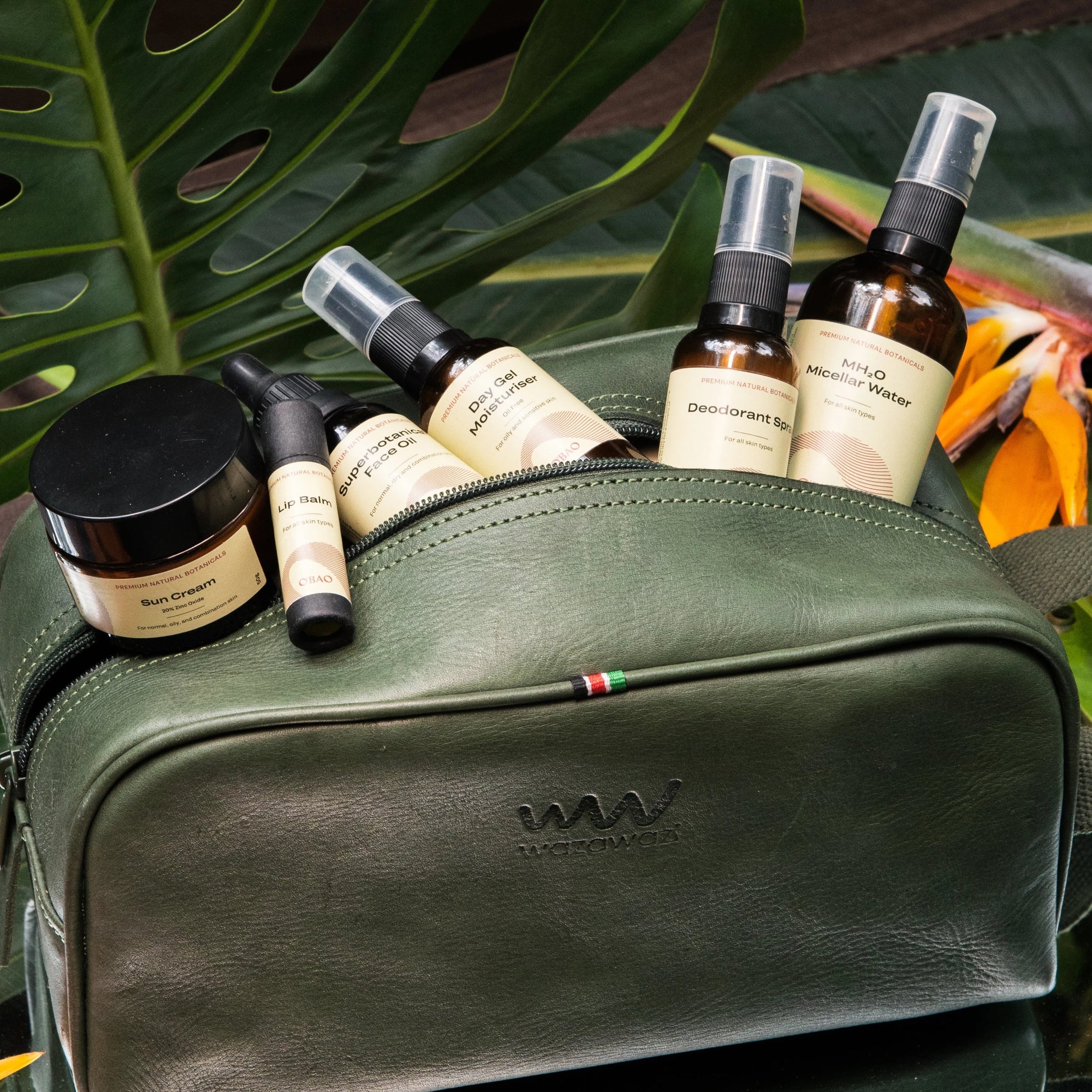 Baobab Products in a green bag
