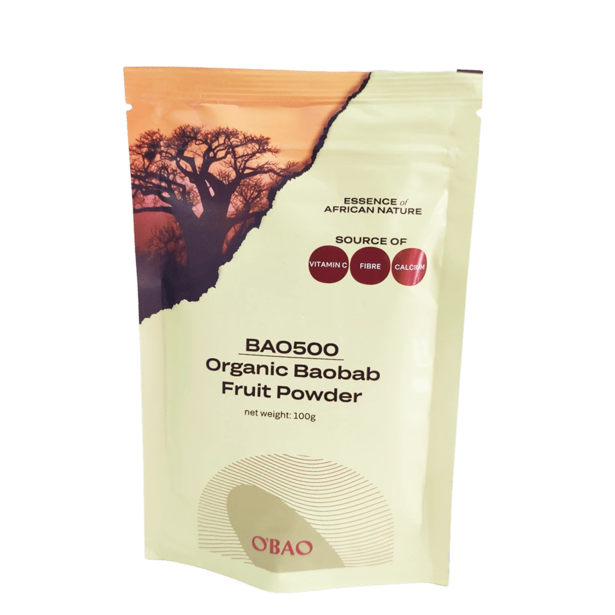 Organic Baobab Fruit Powder – nutrient-rich powder for smoothies, drinks, and skincare