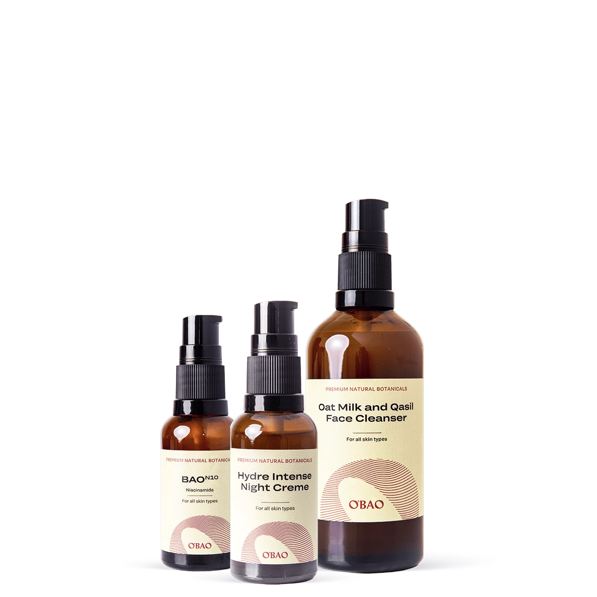 Skincare Starter Set – with Niacinamide and Qasil for glowing, even skin tone and deep hydration