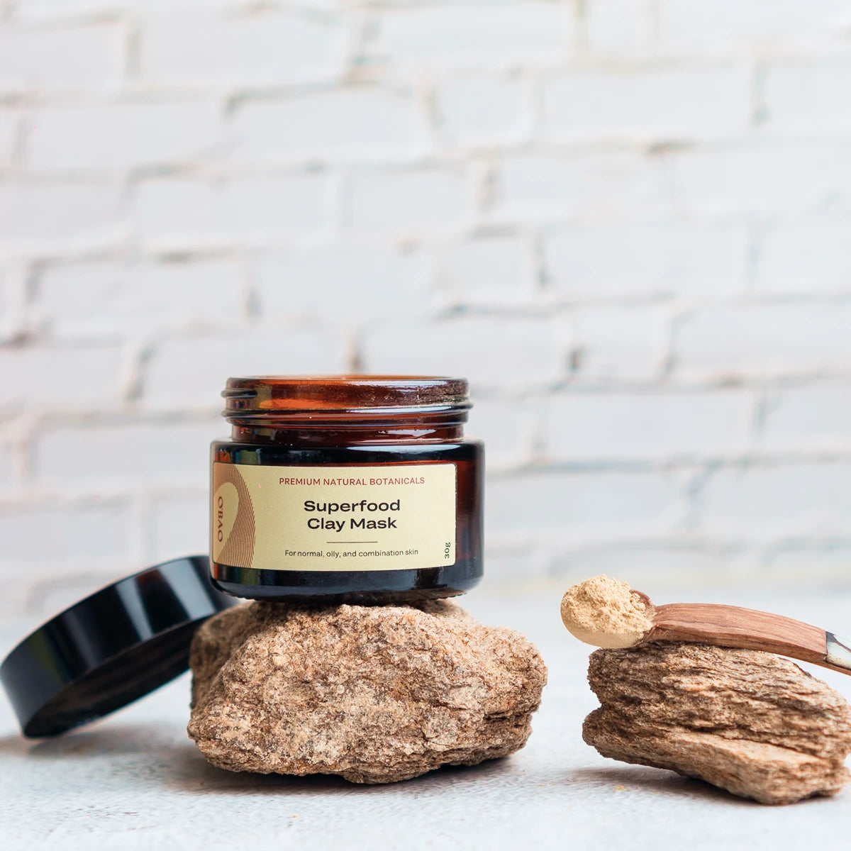 OBAO Superfood Clay Mask with Applicator spoon