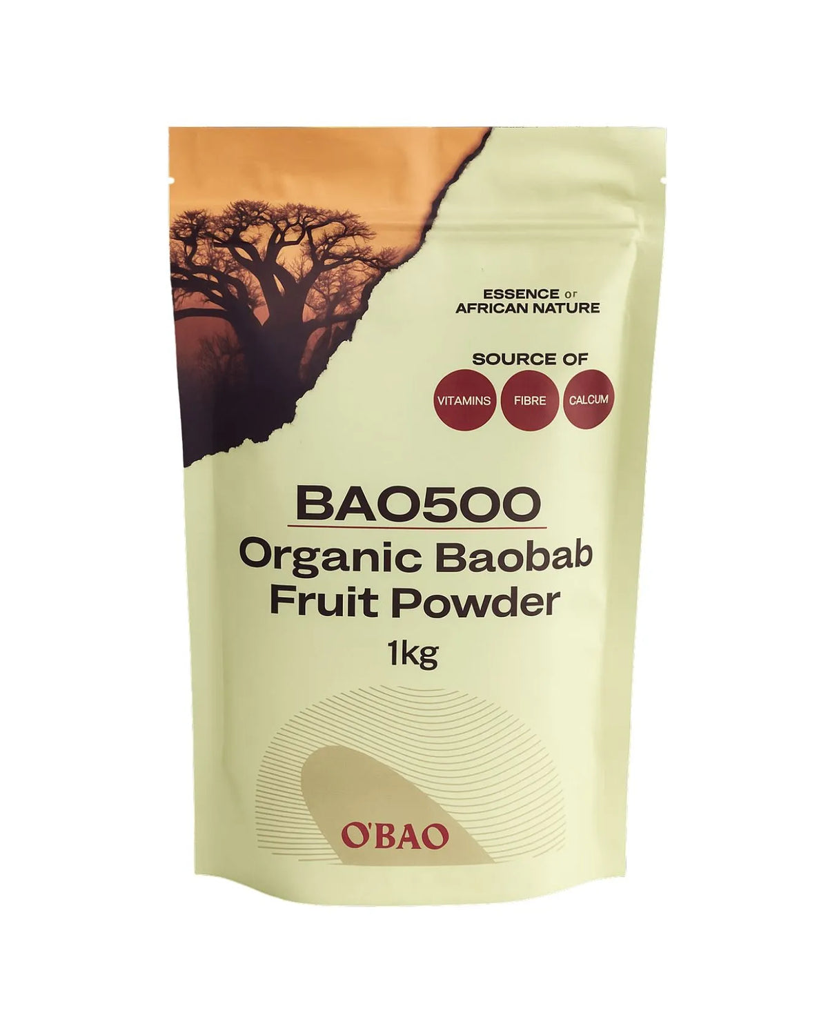 Organic Baobab Fruit Powder 1Kg.